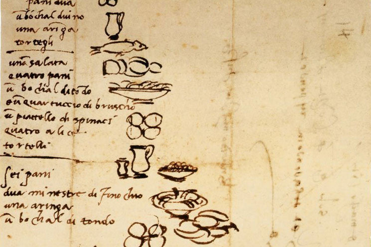 Michelangelo's grocery list