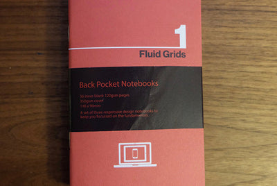 Responsive Web Design Notebook (Pack of 3) | Back Pocket Notebooks